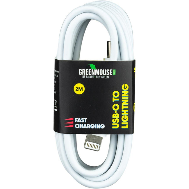Greenmouse - Kabel USB Lightning-C 2 Meter weiß