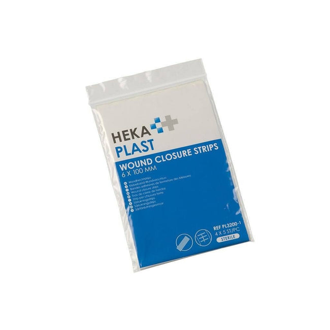 Heka -  Wondhechtingstrips plast 6x100mm steriel
