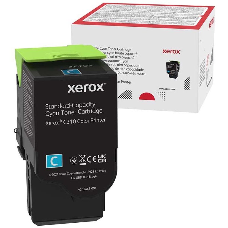 Xerox -  C310/C315 standaard capaciteit tonercassette, cyaan (2.000 pagina's)