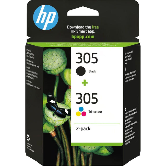 HP - Inkcartridge HP 6ZD17AE 305 Schwarz + 3 Farben