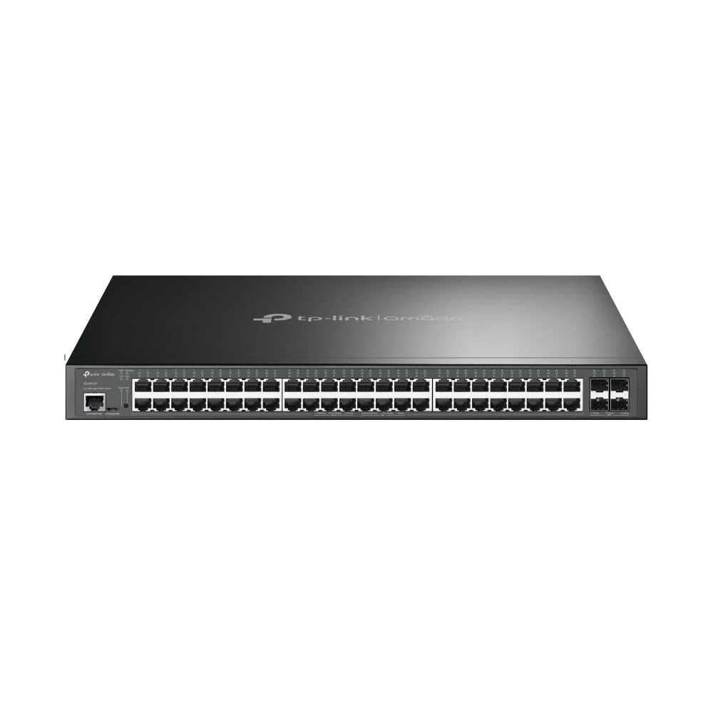 TP-Link -   Omada SG3452XP netwerk-switch Managed L2+ Gigabit Ethernet (10/100/1000) Power over Ethernet (PoE) 1U Zwart