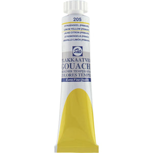 Talens -  plakkaatverf Extra Fijn tube van 20 ml, citroengeel