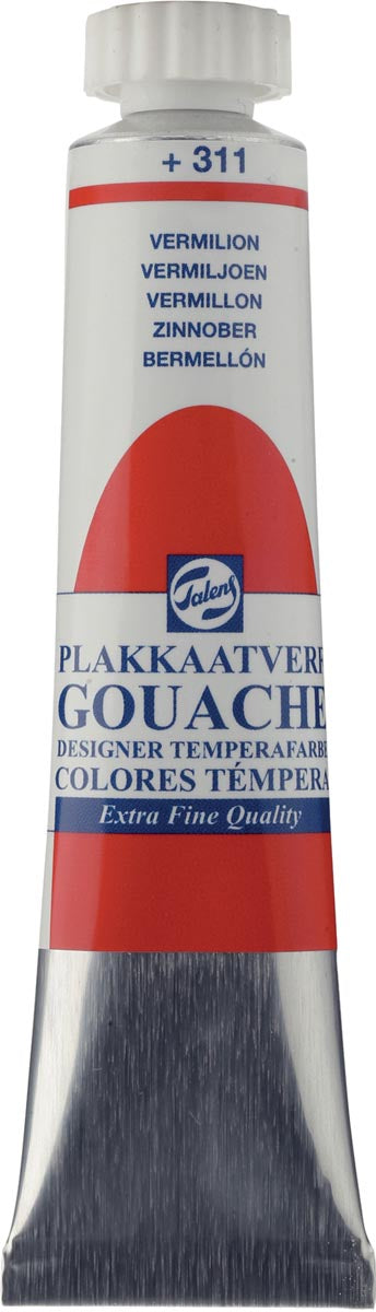 Talens - gouache Extra Fine, tube 20 ml, vermillon