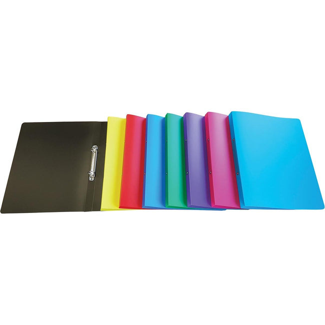 Alpha - Ringordner, für ft A4, aus PP, 2 Ringe à 16 mm, farbig sortiert