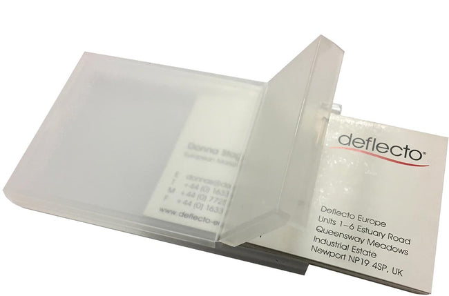 Deflecto - porte-cartes de visite transparent