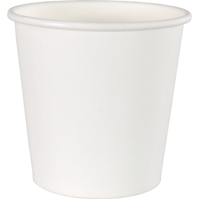 Klika -  Koffiebeker | Karton + PE | 100ml | 4oz | Ø62mm | wit | 2000 stuks