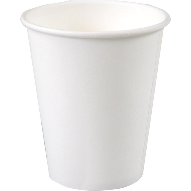 Klika -  Koffiebeker | Karton + PE | 150ml | 6oz | Ø70.3mm | wit | 2500 stuks