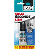 Bison -   secondelijm, tube van 3 g, blister van 2 stuks (1 + 1 GRATIS)
