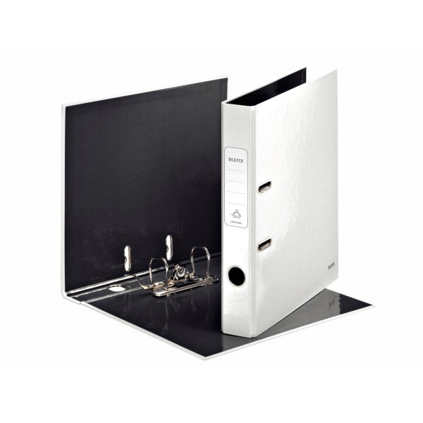 Leitz -  180° WOW Lever Arch File pearl white ringband A4 Wit
