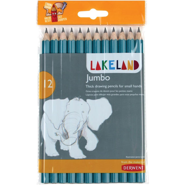 Derwent - Lakeland Graphite Crayon HB, paquet de 12 pièces