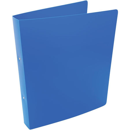 Alpha - classeur à anneaux, pour ft A4, en PP, 2 anneaux de 25 mm, bleu