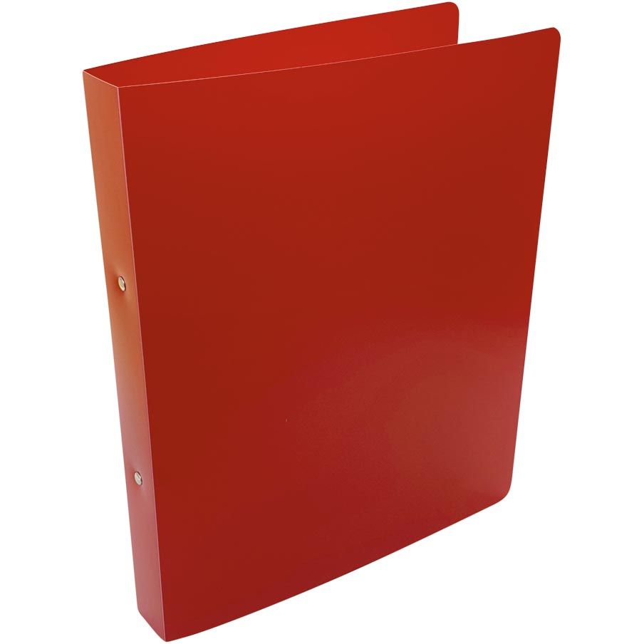 Alpha - classeur à anneaux, pour ft A4, en PP, 2 anneaux de 25 mm, rouge