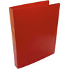 Alpha -   ringmap, voor ft A4, uit PP, 2 ringen van 25 mm, rood