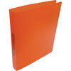 Alpha -   ringmap, voor ft A4, uit PP, 2 ringen van 25 mm, transparant oranje