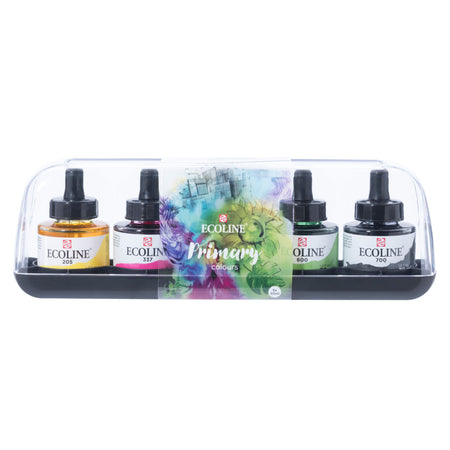 Talens - Ink Ecoline avec pipette primaire lot de 5 culs