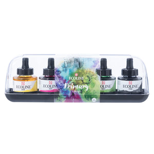 Talens - Ink Ecoline avec pipette primaire lot de 5 culs