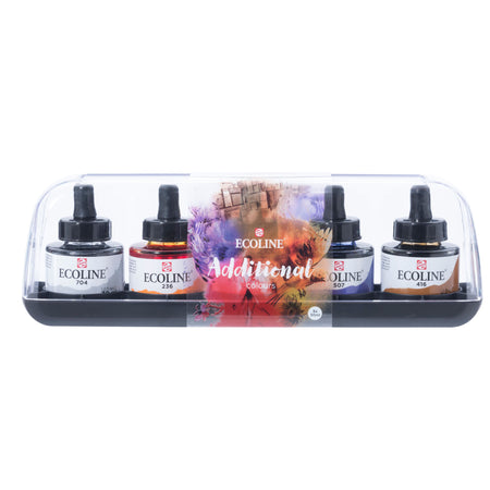 Talens - Ink Ecoline avec pipette supplémentaire jeu de 5 culs