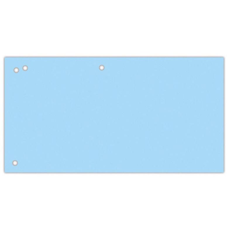 OFFICE products -   verdeelstroken, 240 x 105 mm, pak van 100 stuks, blauw