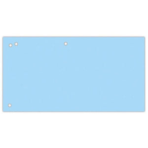 OFFICE products -   verdeelstroken, 240 x 105 mm, pak van 100 stuks, blauw