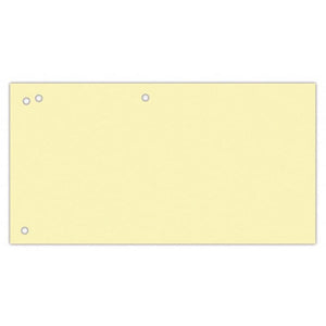 OFFICE products -   verdeelstroken, 240 x 105 mm, pak van 100 stuks, geel