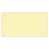 OFFICE products -   verdeelstroken, 240 x 105 mm, pak van 100 stuks, geel