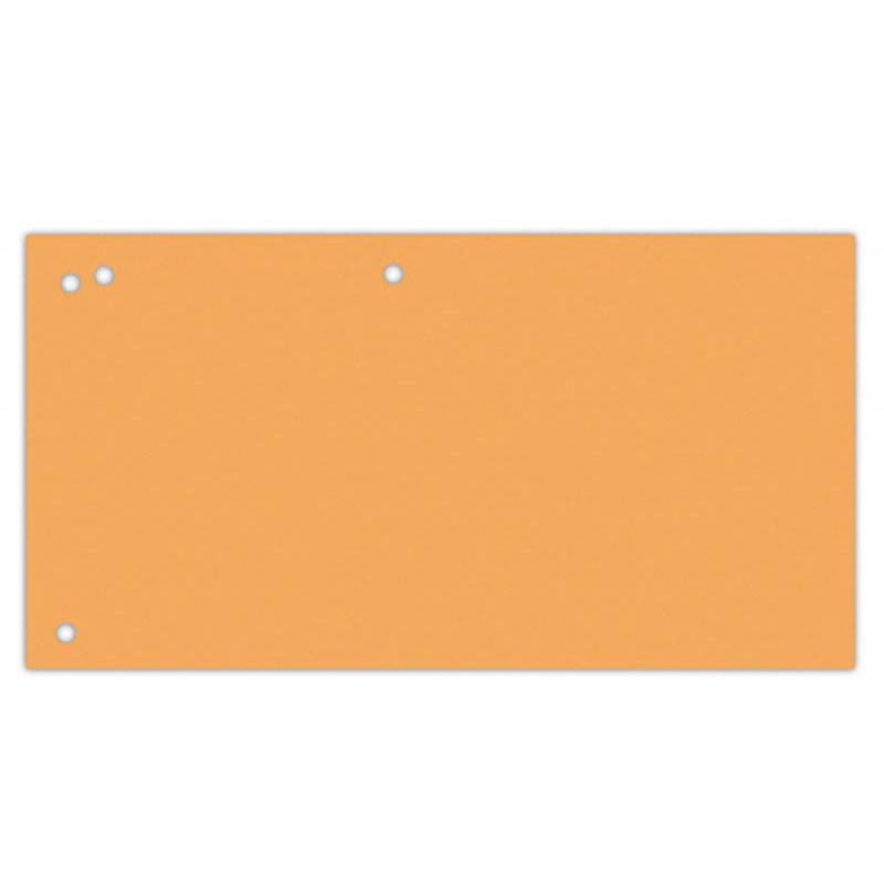 OFFICE products -   verdeelstroken, 240 x 105 mm, pak van 100 stuks, oranje