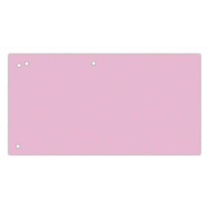OFFICE products -   verdeelstroken, 240 x 105 mm, pak van 100 stuks, roze
