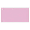 OFFICE products -   verdeelstroken, 240 x 105 mm, pak van 100 stuks, roze