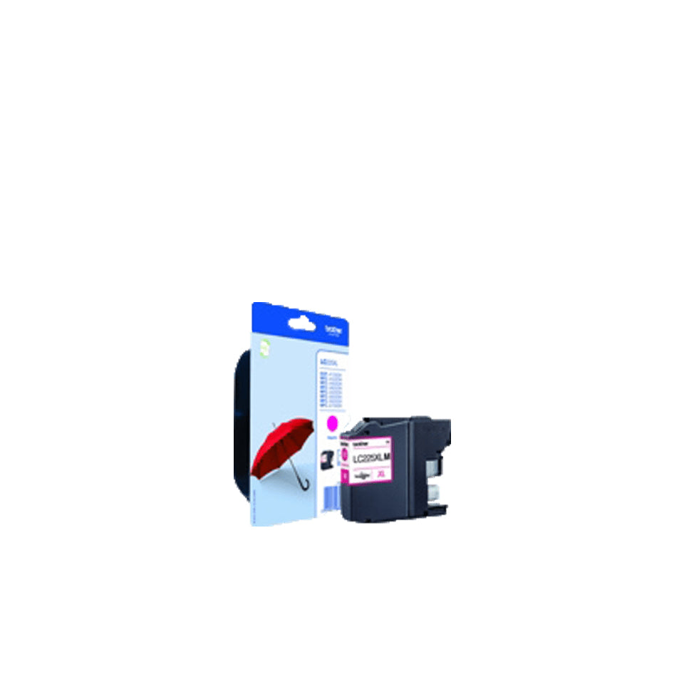 Brother - Tintenpatrone, 1200 Seiten, OEM LC-225XLM, Magenta, im Blister