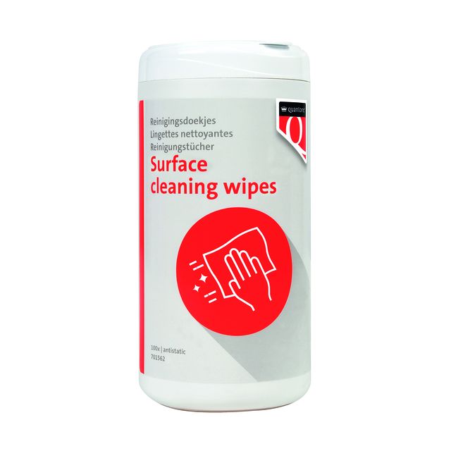Quantore - Distributeur de lingettes nettoyantes de 100 lingettes universelles