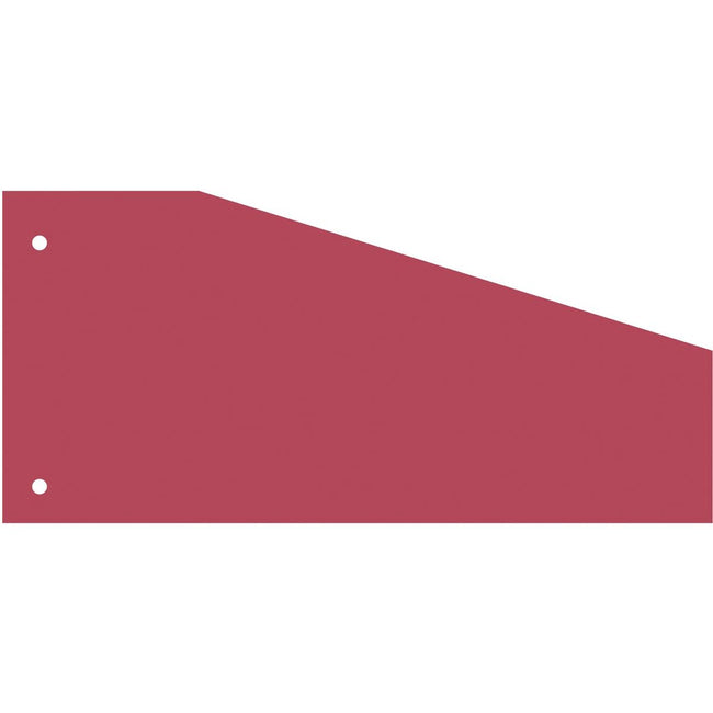 Kangaro -  trapezium verdeelstroken, pak van 100 stuks, rood