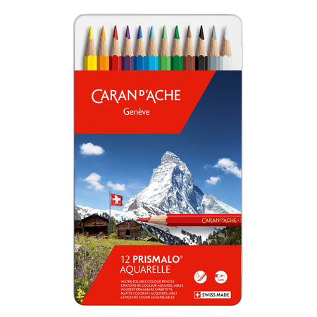 Caran d'ache - Crayons de couleur lo 12 pièces assorties