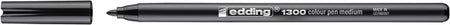 Edding - Fineliner 1300 moyen noir | 10 pièces