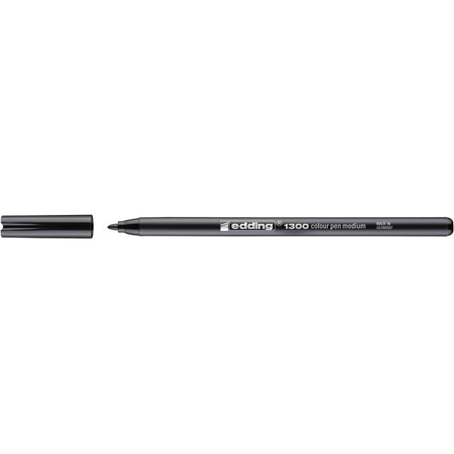 Edding - Fineliner 1300 mittelschwarz | 10 Stück