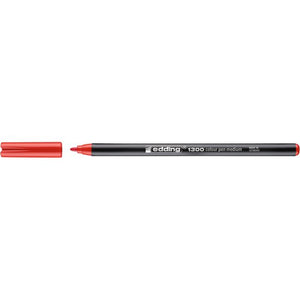 Edding - Fineliner 1300 mittelrot | 10 Stück