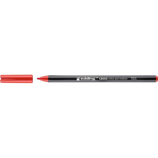 Edding - Fineliner 1300 mittelrot | 10 Stück