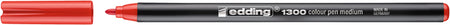 Edding - Fineliner 1300 rouge moyen