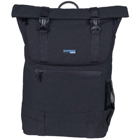 DONAU TRAVEL - Rucksack London, 18 l, 15,6 Zoll, schwarz