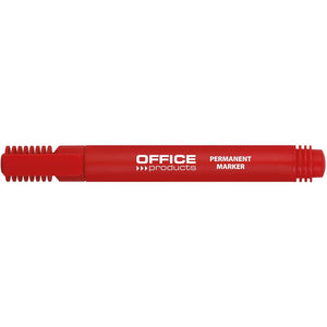 OFFICE products -   permanent marker 1-3 mm, rond, rood