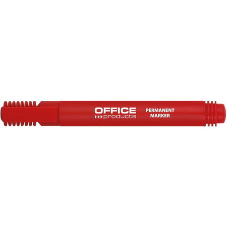 OFFICE products -   permanent marker 1-3 mm, rond, rood