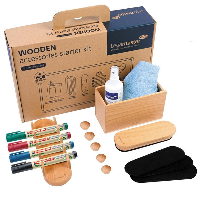 Legamaster - Accessoire tableau blanc pour kit BOIS 17 pièces