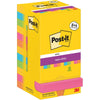 Post-it – Super Sticky Notes Karneval, 90 Blatt, 76 x 76 mm, 8 + 4 GRATIS