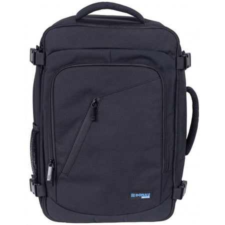 Donau Travel - Rucksack Warschau, 23 l, 15,6 Zoll, schwarz