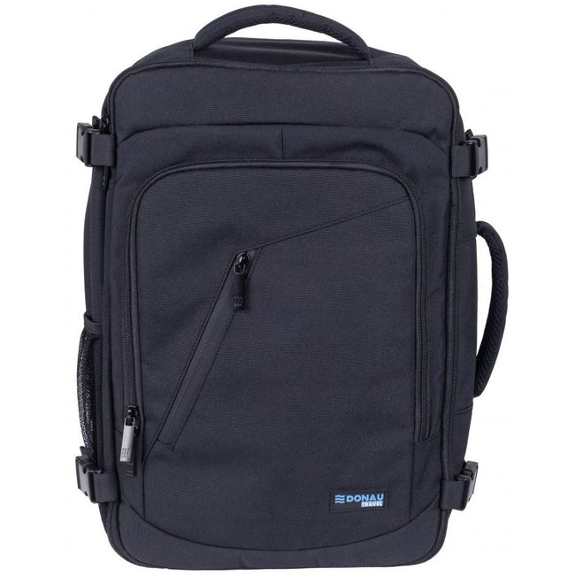 Donau Travel - sac à dos Varsovie, 23 l, 15,6 pouces, noir