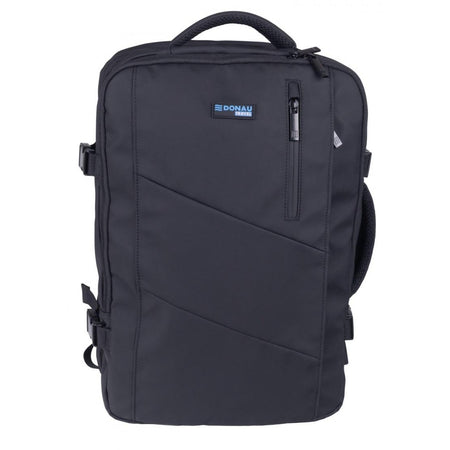 Donau Travel - Rucksack Prag, 32 l, 17 Zoll, schwarz