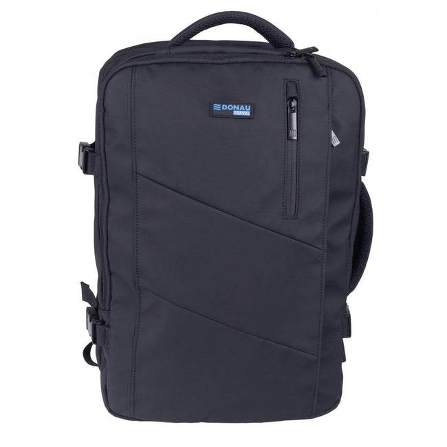 Donau Travel - sac à dos Prague, 32 l, 17 pouces, noir