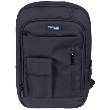 Donau Travel - Rucksack Rom, 9 l, 13,3 Zoll, schwarz