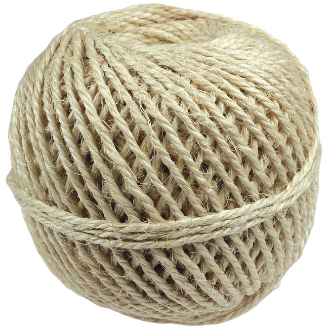 Klika -  Sisalkoord touw uit 3 draden, bol van 500 g, +/- 90 m