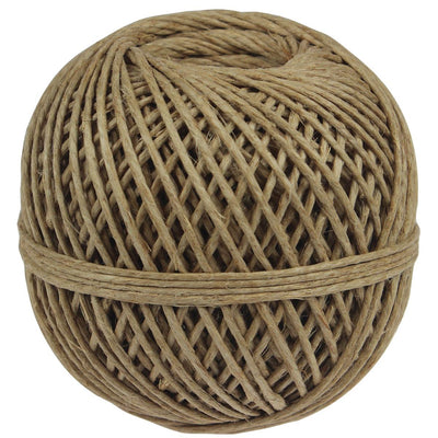 Klika - Corde cordelette en lin composée de 3 torons, pelote de 140 g, +/- 65 m