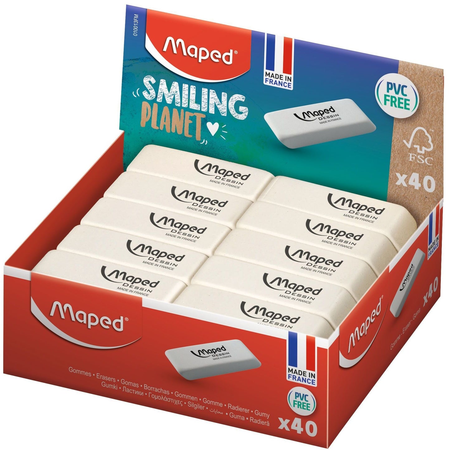 Maped - Gum Smiling Planet Dessin weiß